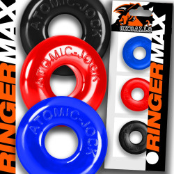 Oxballs Lot de 3 Cockrings Ringer Max 20 mm Multicolores